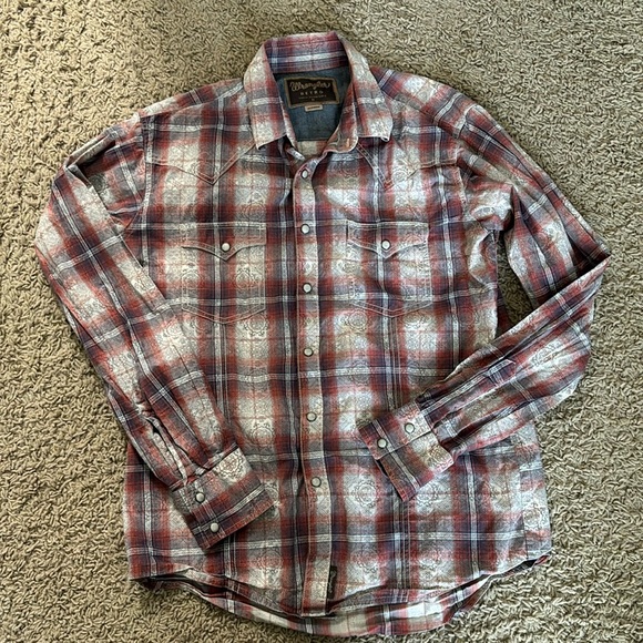 Wrangler | Shirts | Mens Retro Wrangler Pearl Snap Shirt | Poshmark